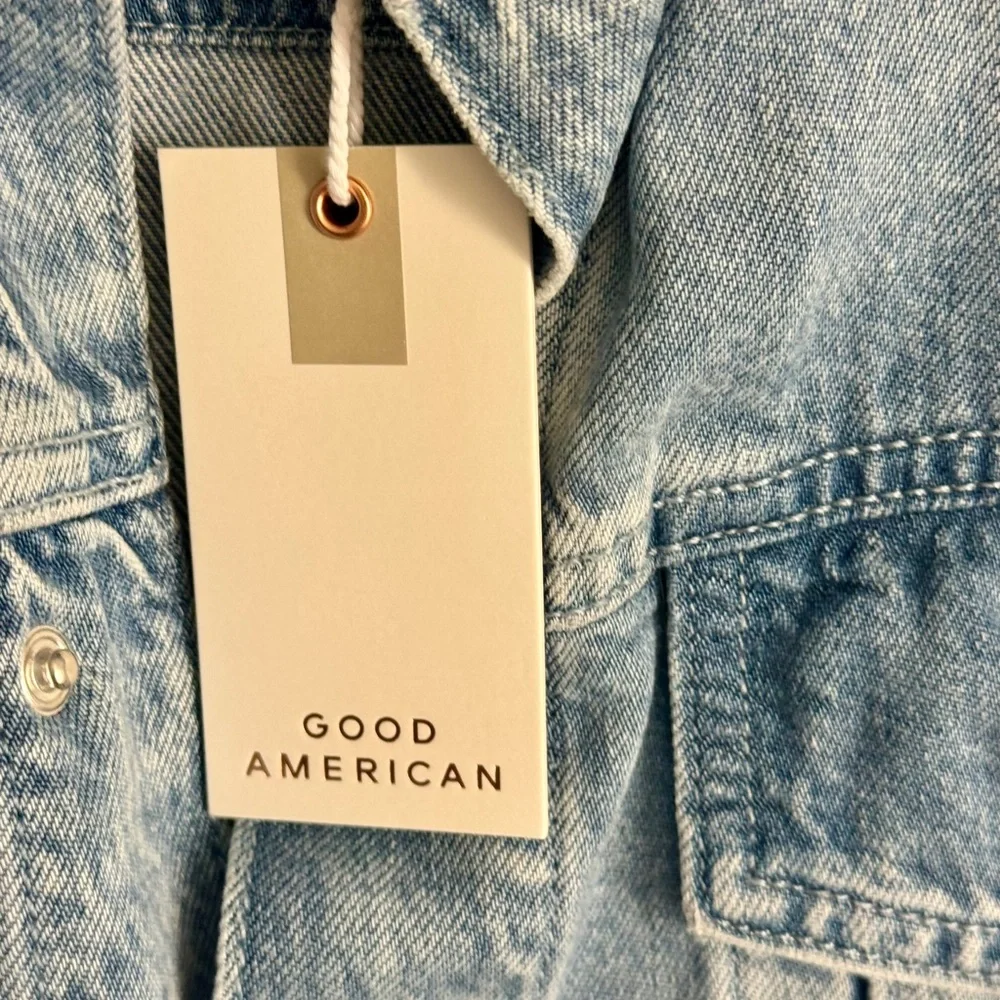 NWT! Good American denim Weightless Romper! Size 1